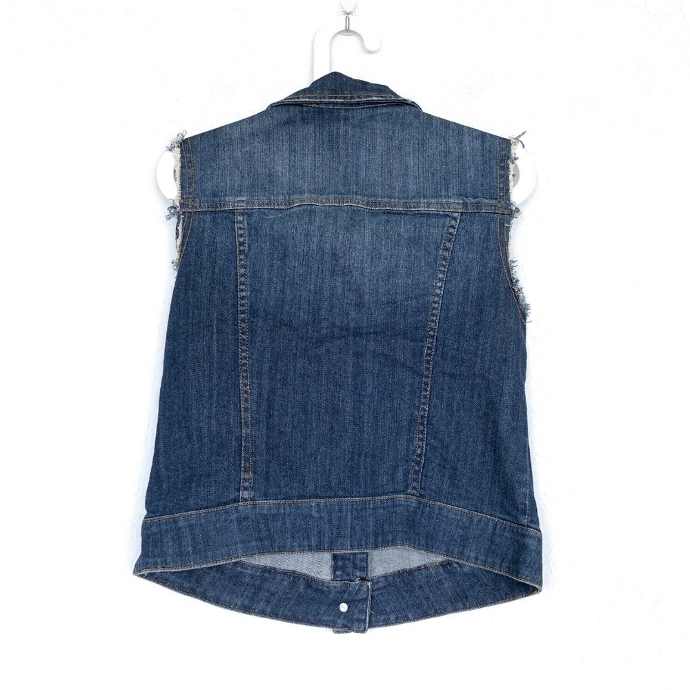 Romeo & Juliet Couture Embellished Denim Vest - Picture 6 of 8